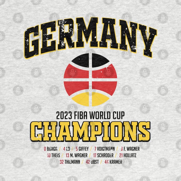 Germany Fiba World Cup Champions Light by ryanjaycruz